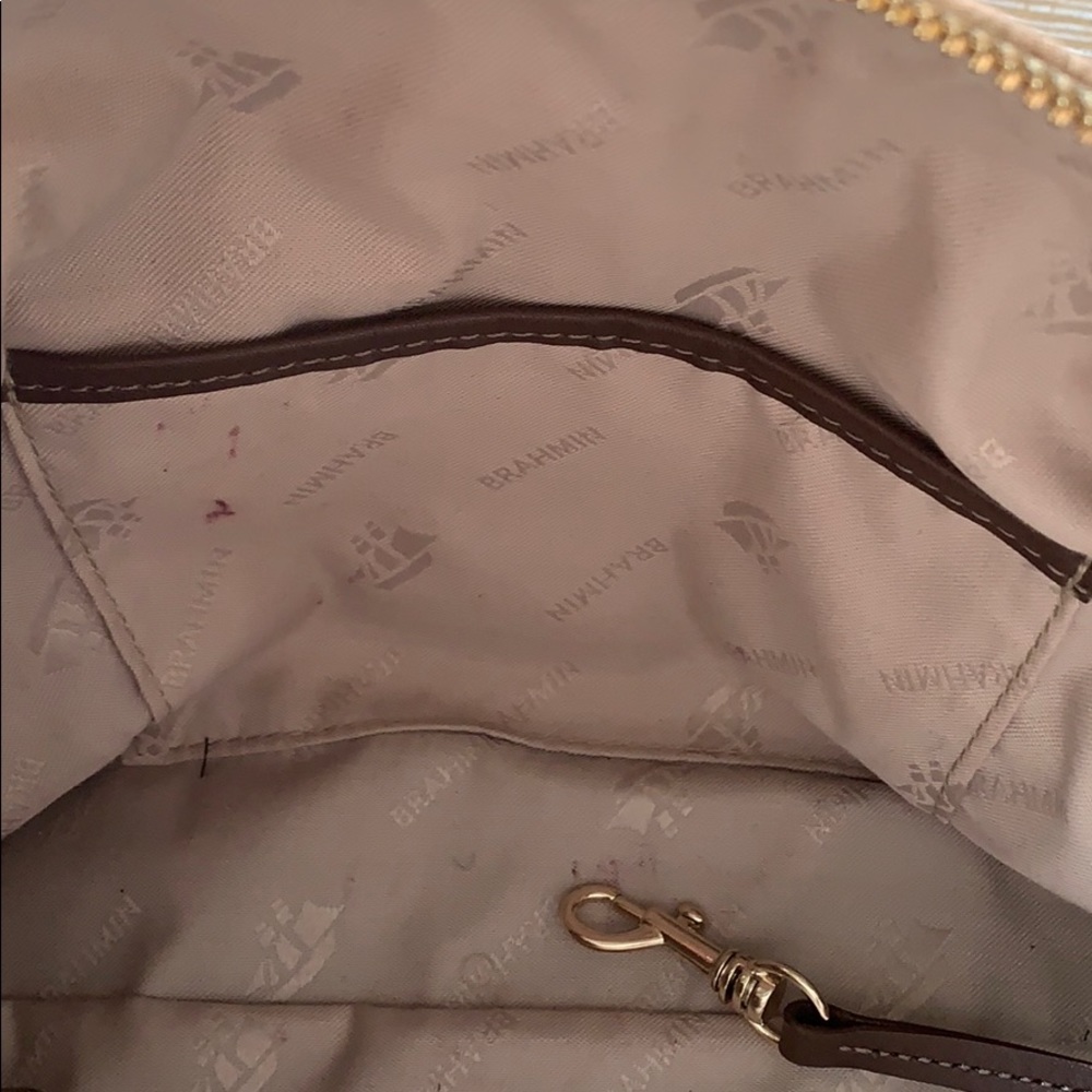 BRAHMIN Haley Gold Wilmington Small Crossbody Bag - Picture 6 of 7